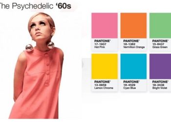 As cores que marcaram as décadas de 1960 ao ano 2000