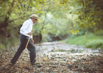 Ele é velho, inútil agora, mas já riscou o seu caminho neste mundo