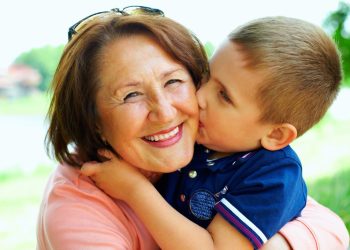 Toda paixão de uma avó pelos netos